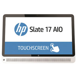 HP Slate 17-l000na Android All-In-One Desktop Computer, Intel Celeron, 2GB RAM, 32GB SSD, 17